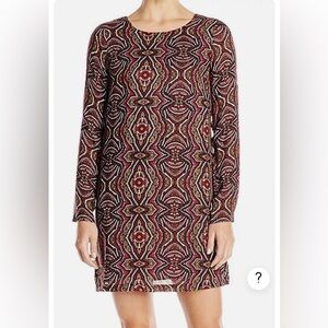 Prana Cece Dress Patterned Casual Shift Dress - size xs